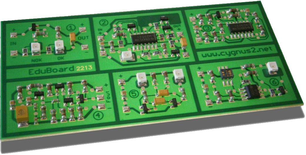 Eduboard: SMD-Elektronikbausatz für Löt- und Messzwecke