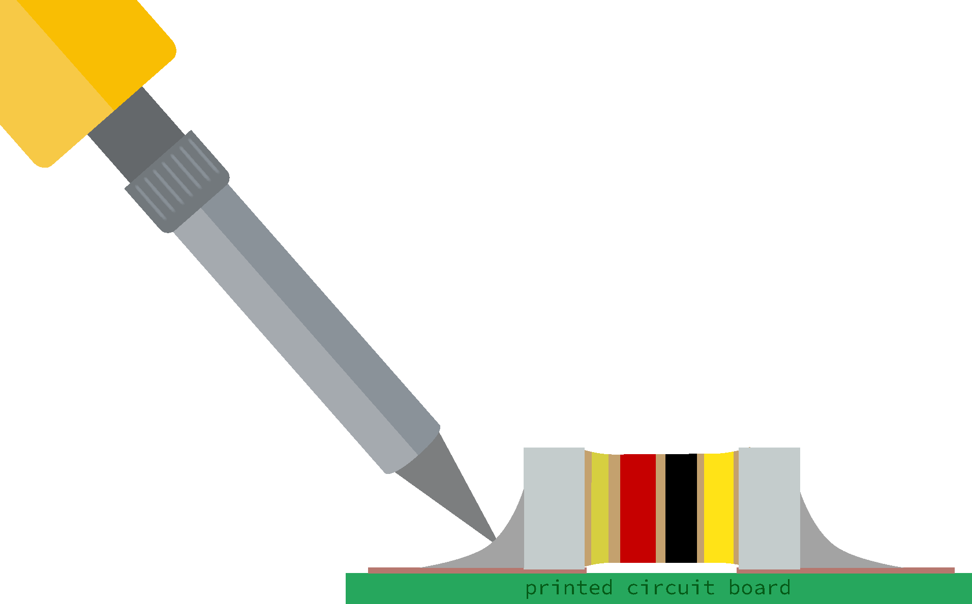 Soldering Guide: Solder the component terminal